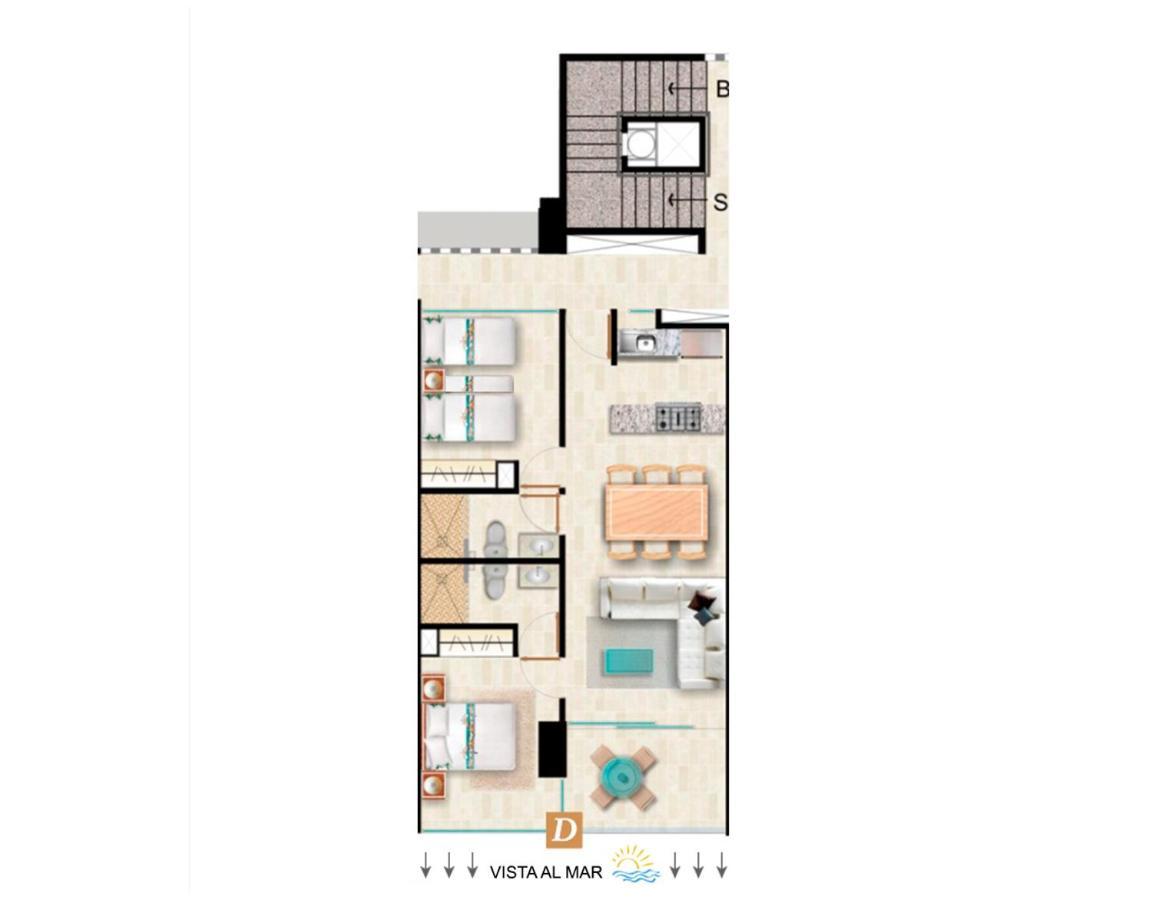 Apartamento Le Club أكابولكو الغرفة الصورة
